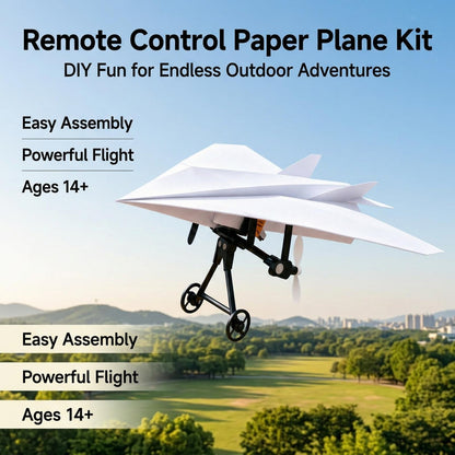 Rc Paper Airplane Motor Kit DIY Model Airplanes Launcher Construction Set