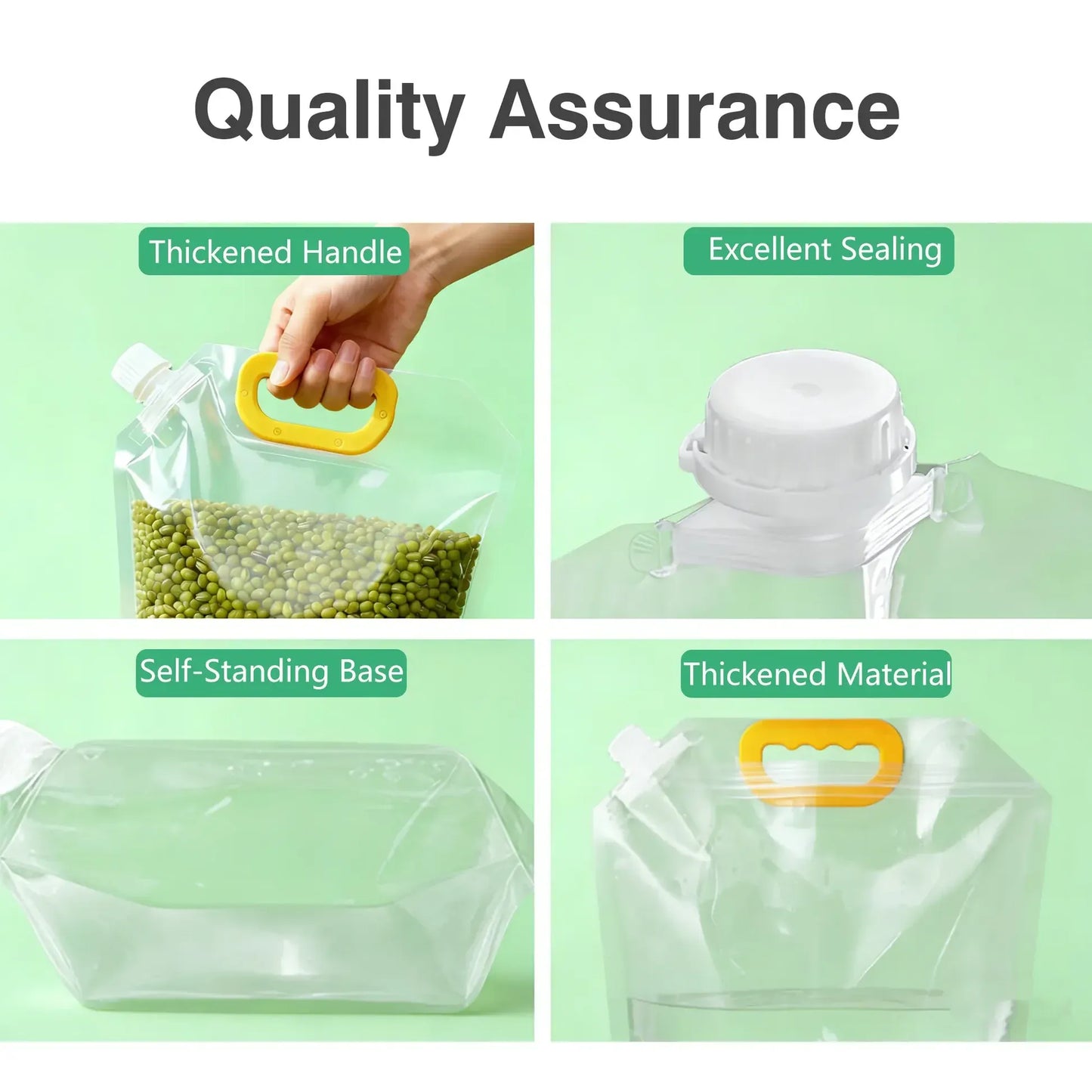 Reusable Airtight Food Storage Bags – Space-Saving Pantry Organizer
