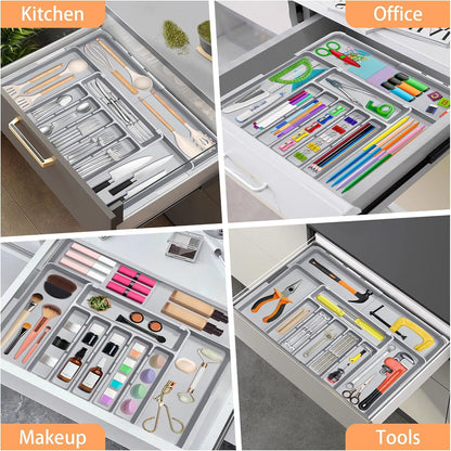 3-Way Expandable Cutlery &amp; Knife Organizer