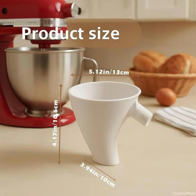 Flour Funnel for Tilt-Head Stand Mixers