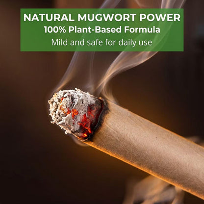 Natural Mugwort Mosquito Repellent Sticks for Patio, BBQ & Outdoor Gatherings