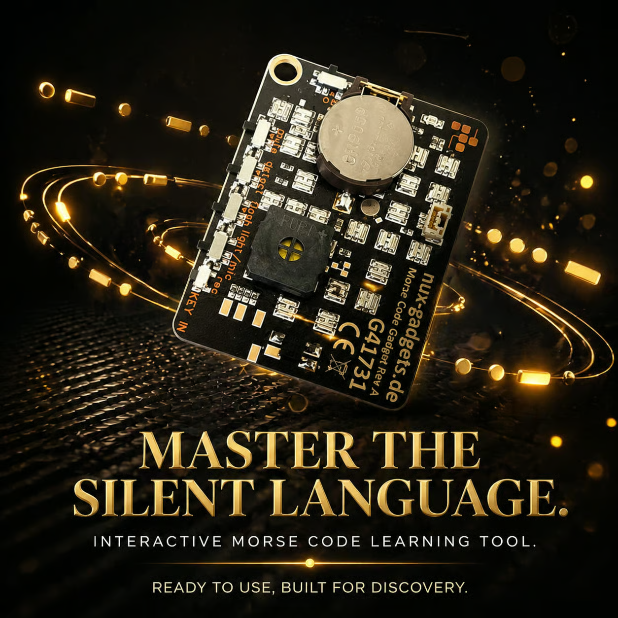 Interactive Morse Code Trainer Card — Learn Faster with LED & Sound Feedback