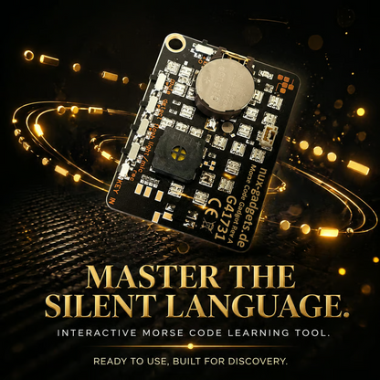 Interactive Morse Code Trainer Card — Learn Faster with LED & Sound Feedback
