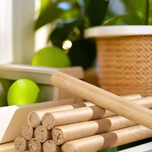 Natural Mugwort Mosquito Repellent Sticks for Patio, BBQ & Outdoor Gatherings