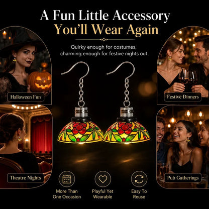 Tiny Glowing Lampshade Earrings That Turn Heads Everywhere