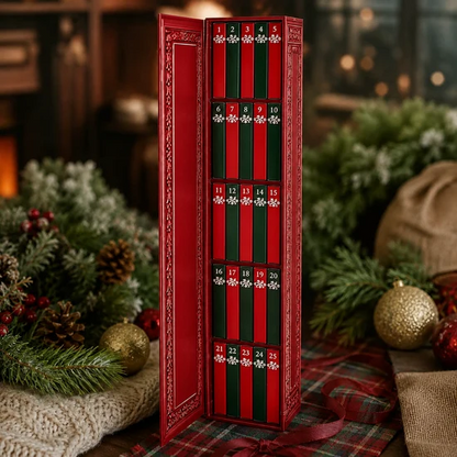 25-Day Mini Book Ornament Advent Calendar