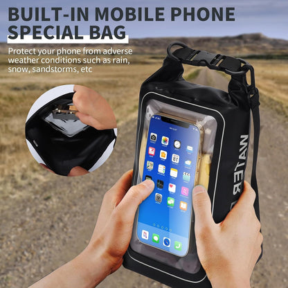 IP68 Waterproof Dry Bag with Touchscreen Phone Pocket – 68OZ/169OZ Crossbody for Kayaking, Fishing & Hiking**
