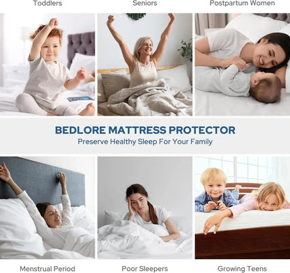 Waterproof Mattress Protector – Cooling, Quiet & Deep-Pocket Comfort