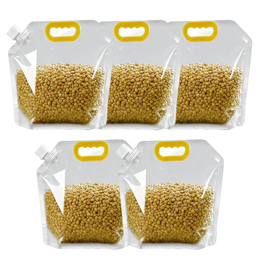 Reusable Airtight Food Storage Bags – Space-Saving Pantry Organizer