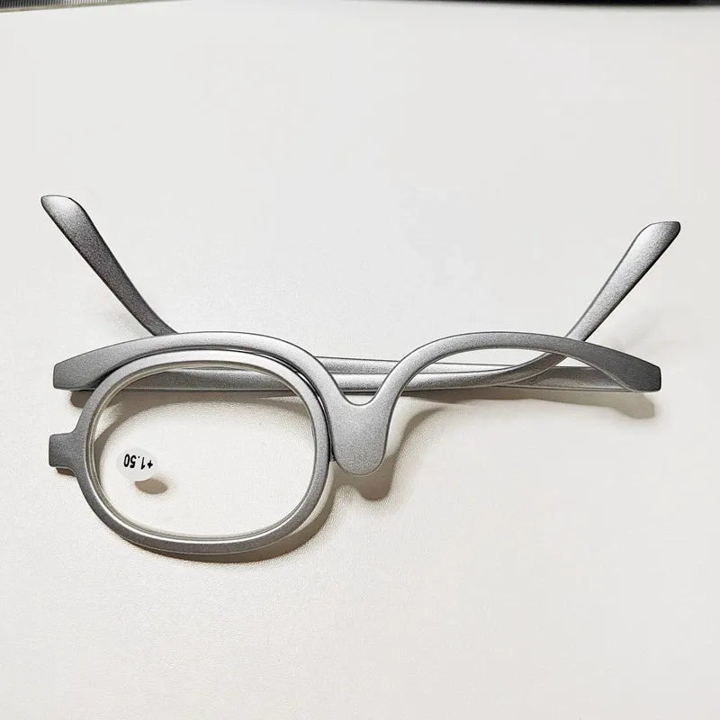 Apply Eye Makeup Clearly — Magnifying Flip Lens Makeup Glasses