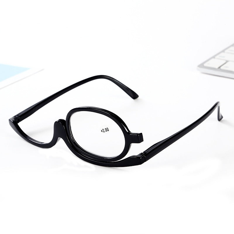 Apply Eye Makeup Clearly — Magnifying Flip Lens Makeup Glasses
