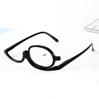 Apply Eye Makeup Clearly — Magnifying Flip Lens Makeup Glasses