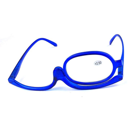 Apply Eye Makeup Clearly — Magnifying Flip Lens Makeup Glasses