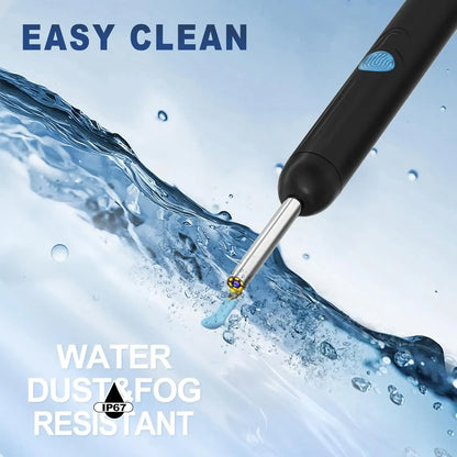 1080P HD Smart Ear Cleaner Camera - Safe ABS Visual Earwax Removal Kit with 8 Professional Tips & Certified Safety