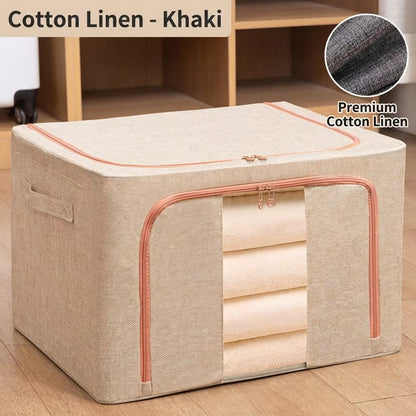 🏠Home Organizer Foldable Storage Box /Clothes Organizer/Stackable Storage Box 24L/66L/100L🏠