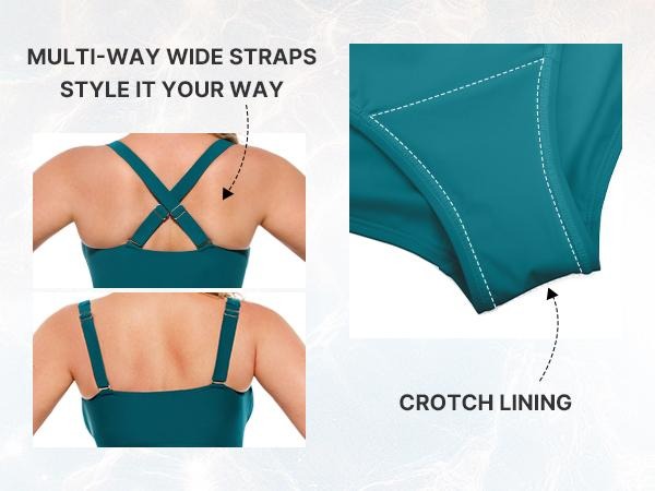 High-Waist Shaping Bikini Set with Twist-Front Support Top
