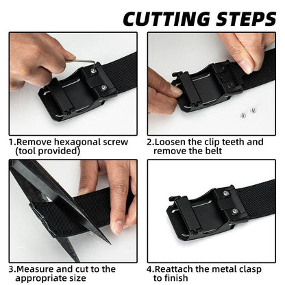 Quick-Release Tactical Belt – Heavy-Duty 1000D Nylon Work Belt
