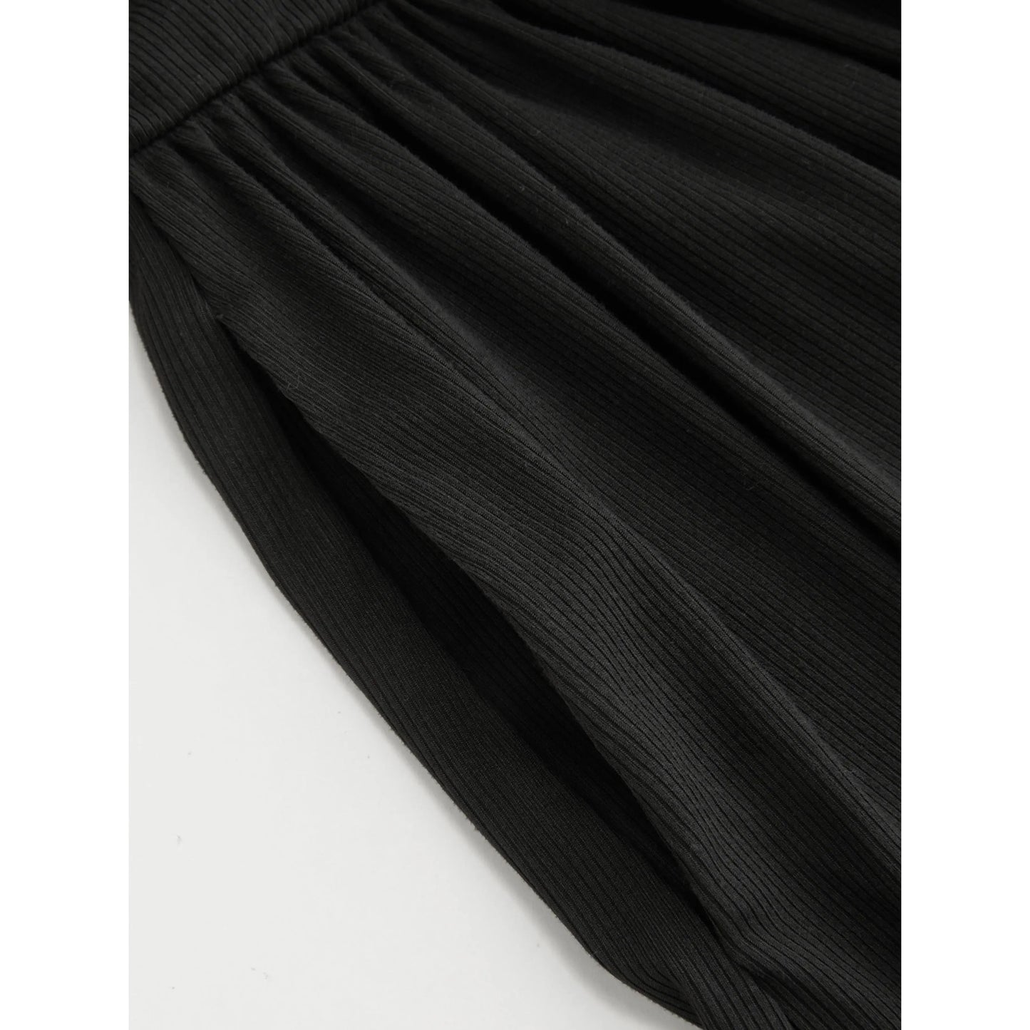 Women's Elegant Ruched Mid-Rise Dress - Flattering V-Neck Knit Midi Dress