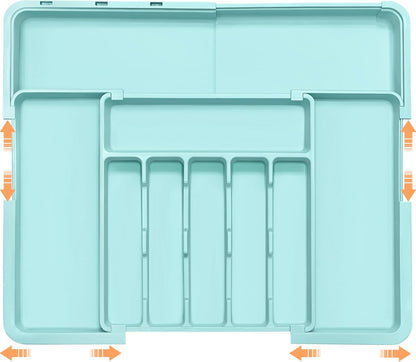 3-Way Expandable Cutlery &amp; Knife Organizer