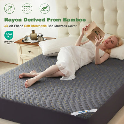 Waterproof Mattress Protector – Cooling, Quiet & Deep-Pocket Comfort