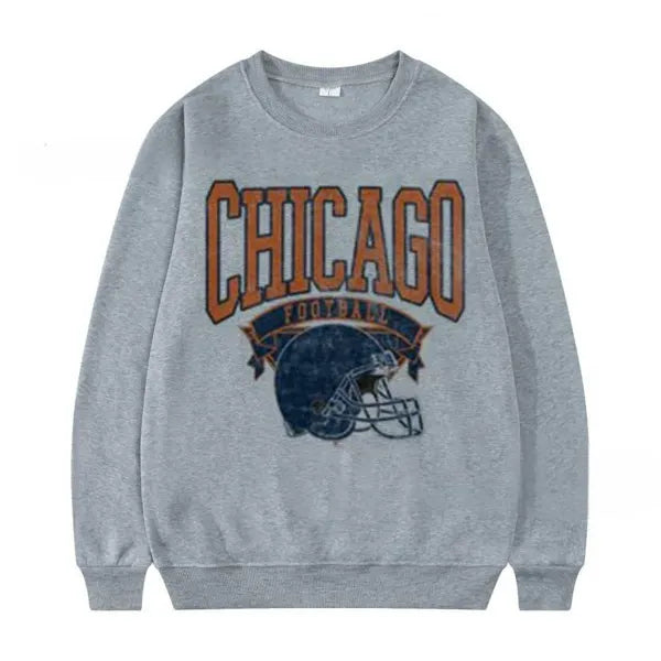 Vintage U.S. City Graphic Oversized Sweatshirt