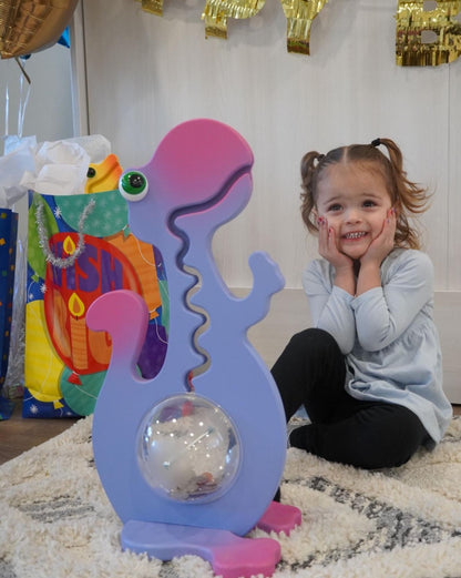 Handmade Wooden Dinosaur Piggy Bank