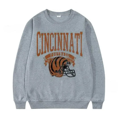 Vintage U.S. City Graphic Oversized Sweatshirt