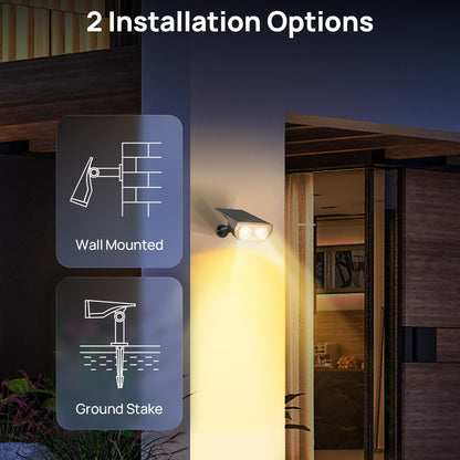 Smart Solar Motion Sensor Spotlights -Controlled Outdoor Lights with Music Sync & IP67 Waterproof Protection