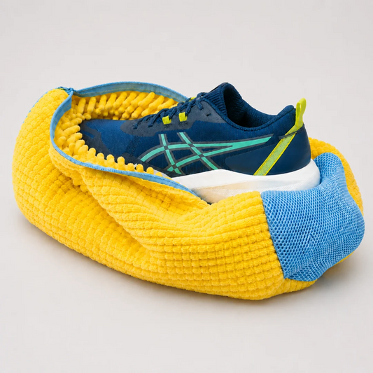 360° Chenille Sneaker Wash Bag — Stop Washing Machine Damage & Shoe Warping
