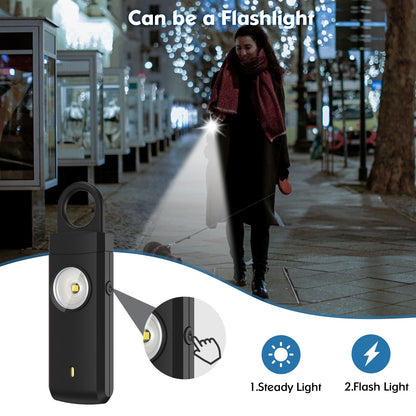Personal Safety Alarm – 130dB Siren & LED Light for Women’s Self-Defense