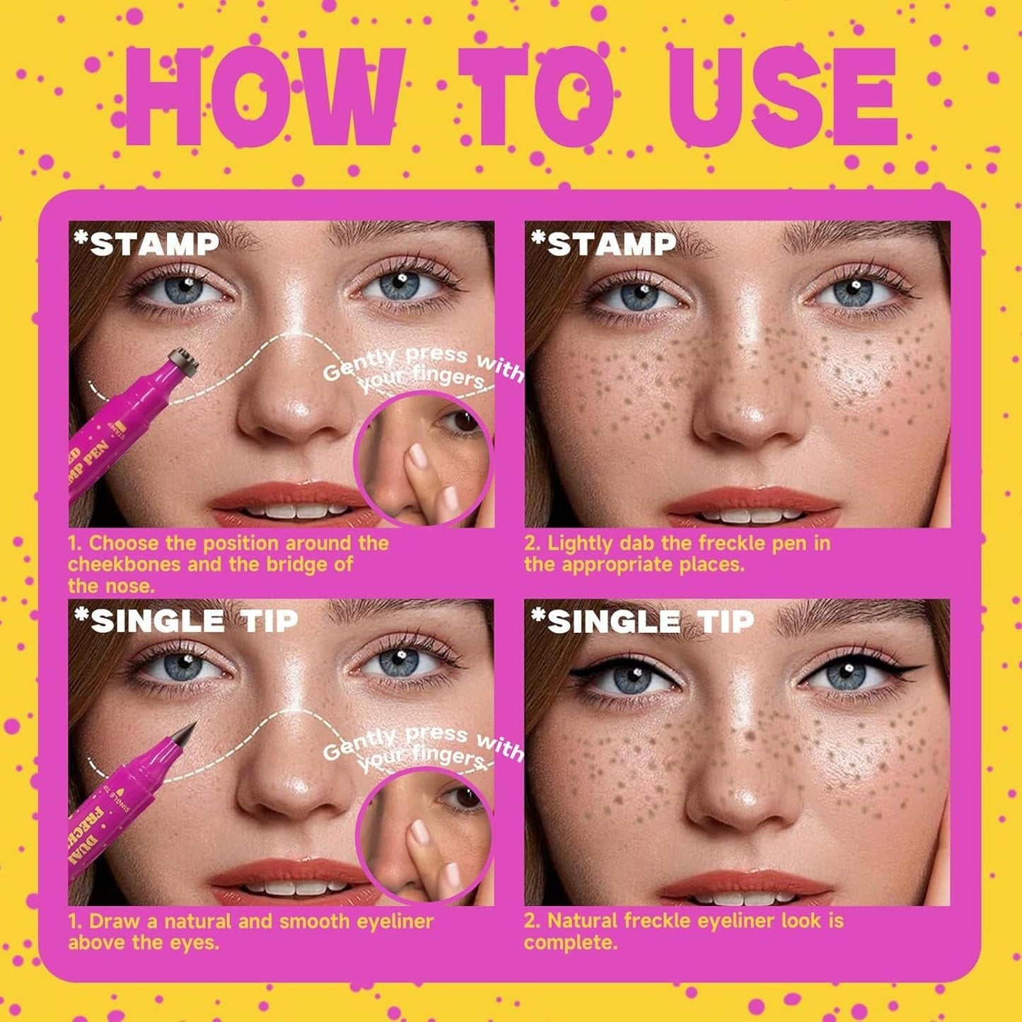 Faux Freckles Made Easy: The Ultimate Anti-Aging Makeup Secret