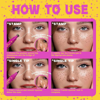 Faux Freckles Made Easy: The Ultimate Anti-Aging Makeup Secret
