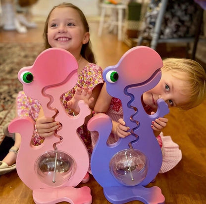 Handmade Wooden Dinosaur Piggy Bank