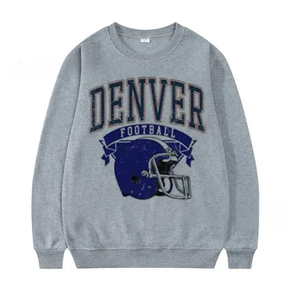 Vintage U.S. City Graphic Oversized Sweatshirt