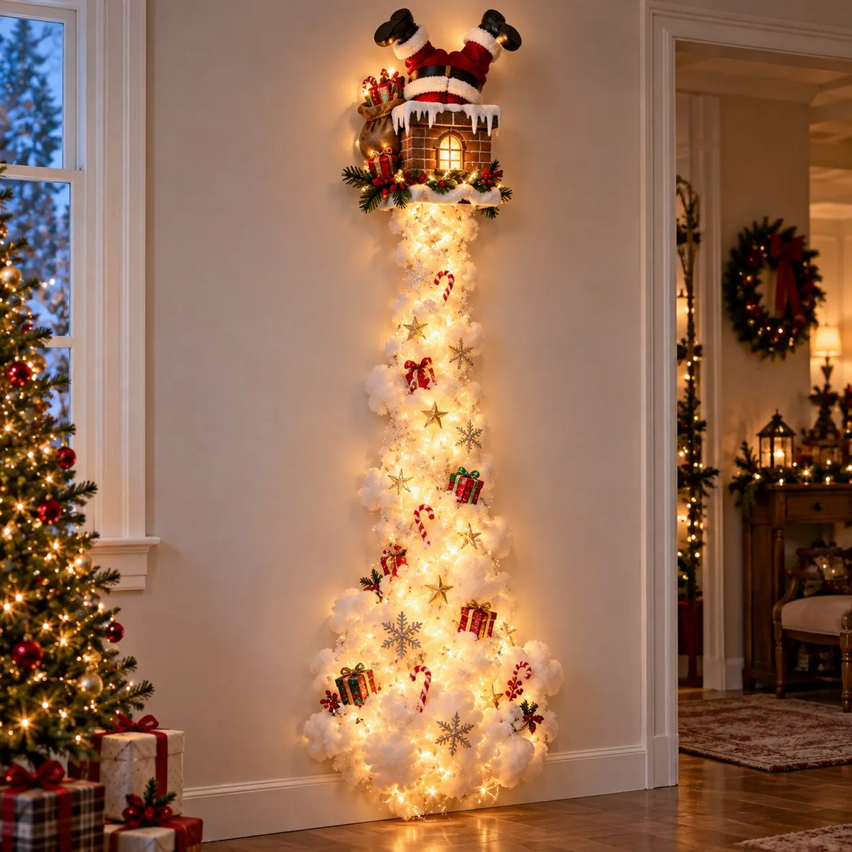 Christmas Magic Trail Wall Light – Turn Walls Into Holiday Wonder