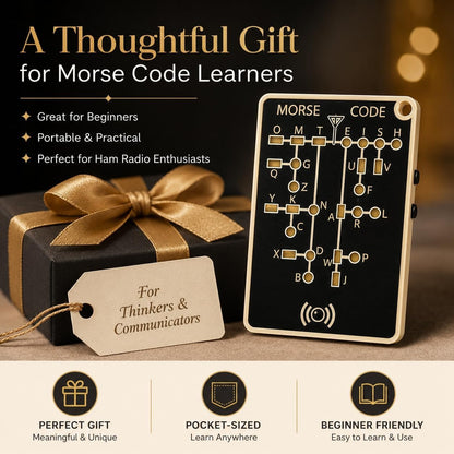 Interactive Morse Code Trainer Card — Learn Faster with LED & Sound Feedback