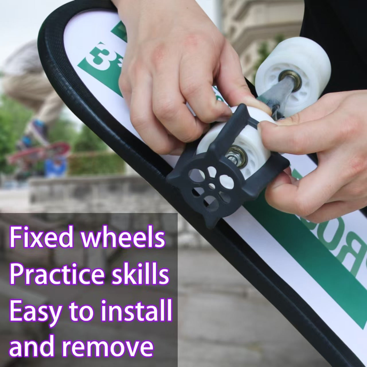 Master Skate Tricks 2x Faster Without Falling – Universal Wheel Safety Stops