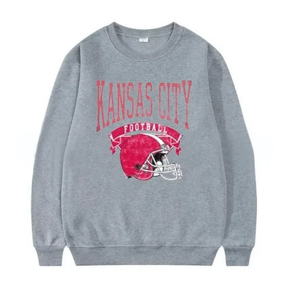 Vintage U.S. City Graphic Oversized Sweatshirt