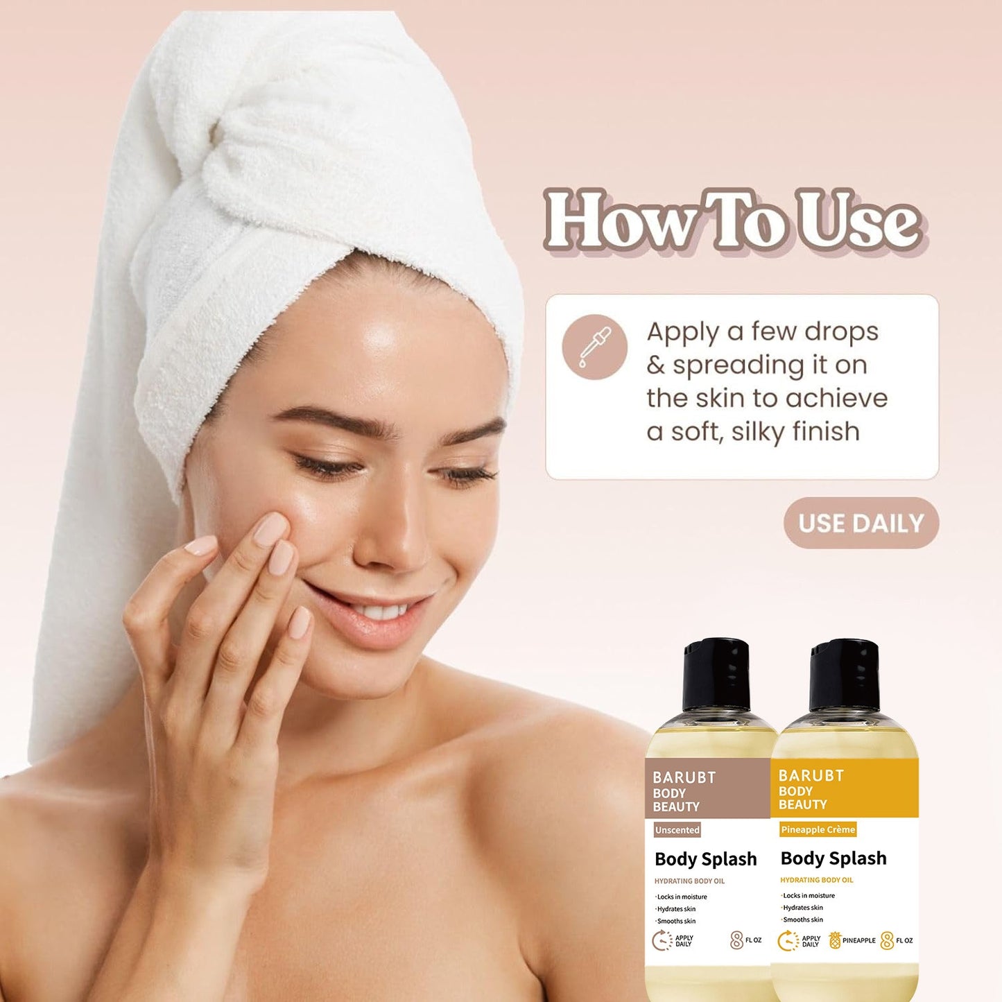 Deep Moisture Body Oil for Dry, Mature Skin — Soft, Glowing & Never Greasy