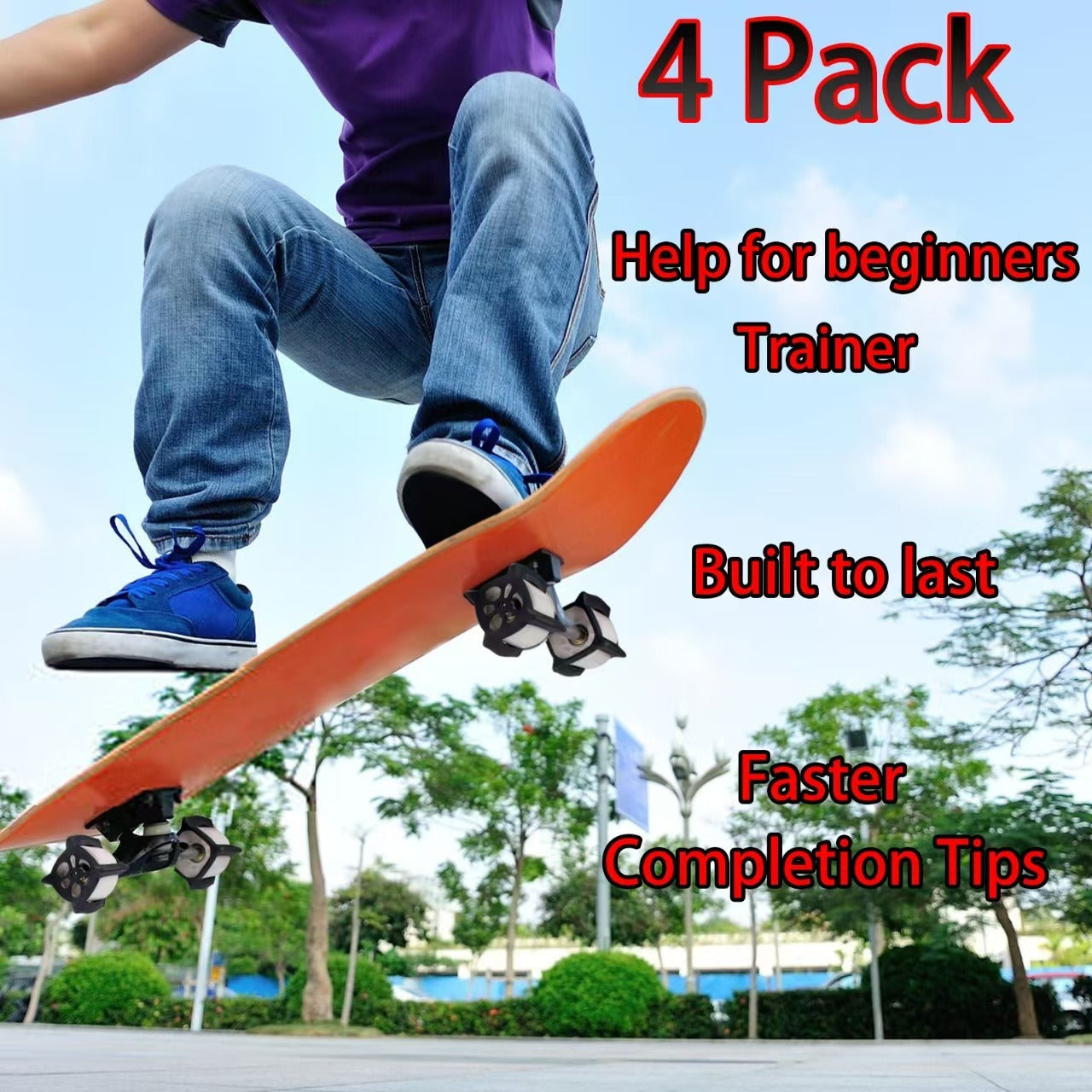 Master Skate Tricks 2x Faster Without Falling – Universal Wheel Safety Stops