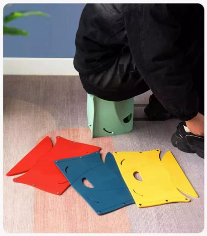 Ultralight Folding Travel Stool & Airplane Footrest——Relief for Long Flights, Camping & Outdoor Waiting