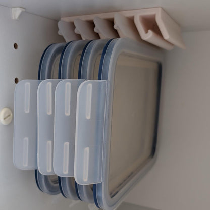 5-Slot Food Storage Lid Organizer Stop Digging. Start Grabbing.