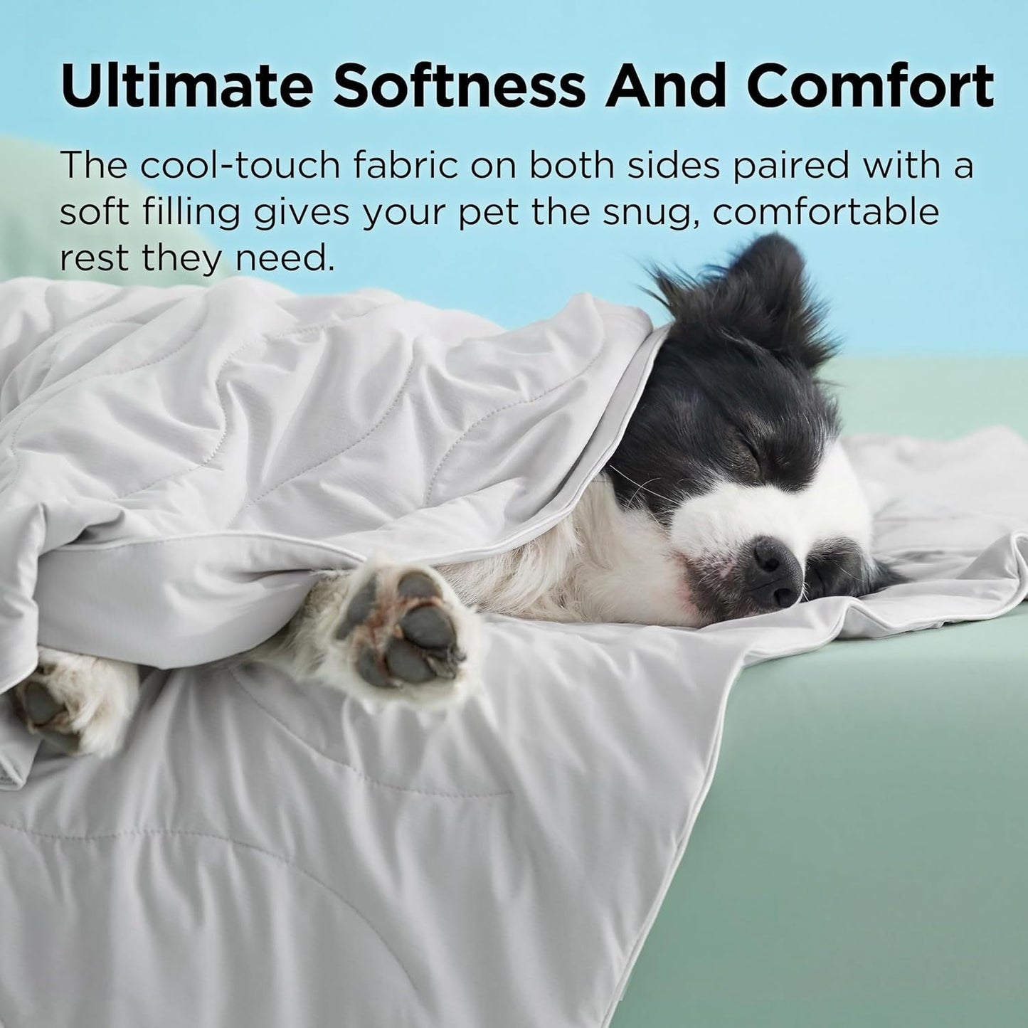 Premium Dual-Sided Cooling Pet Blanket – Orthopedic Joint Relief & Washable Sofa Shield