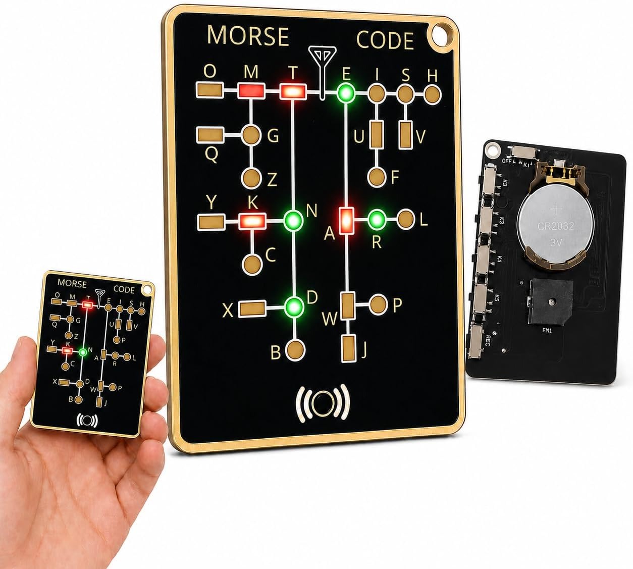 Interactive Morse Code Trainer Card — Learn Faster with LED & Sound Feedback