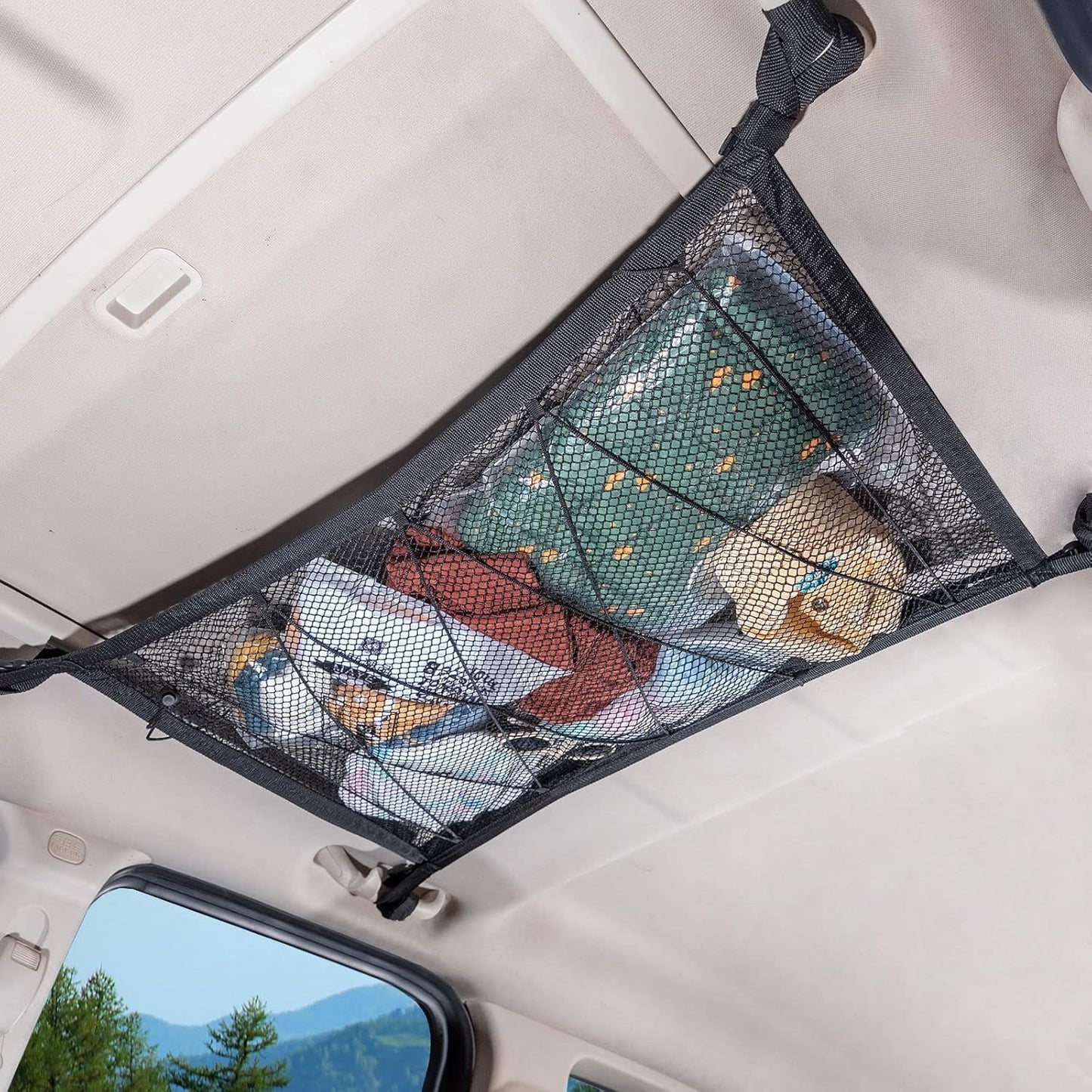 Extra Overhead Car Storage Without Losing Passenger Legroom