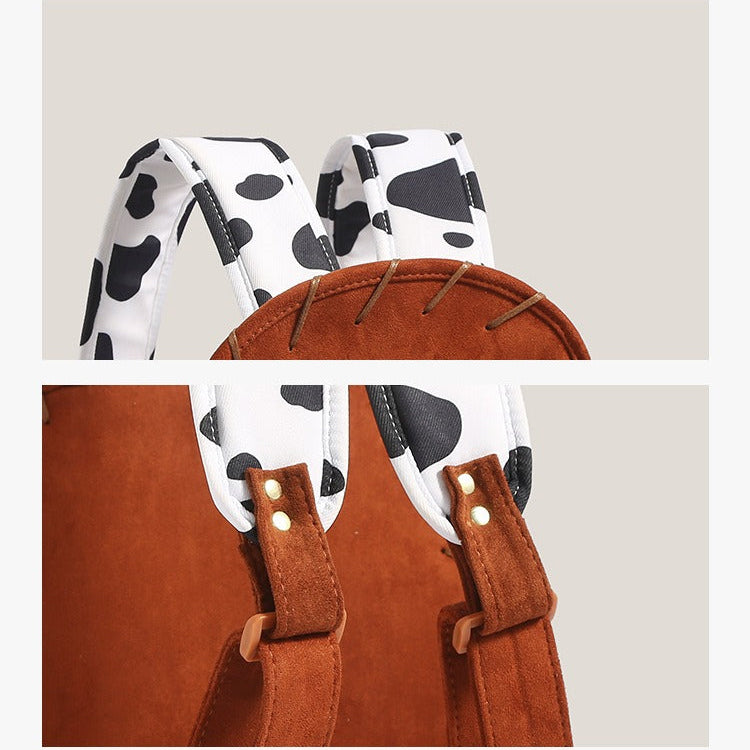 Retro Denim Hat Design Backpack - Stylish & Spacious Everyday Travel Companion