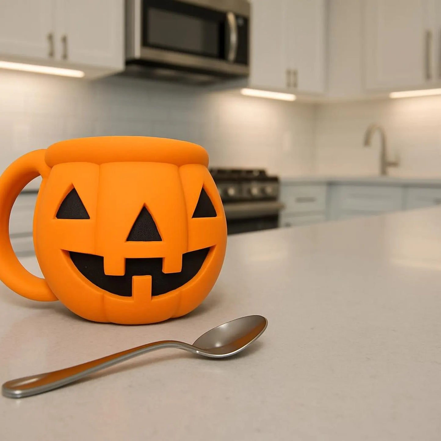 Pumpkin Ice Cream Pint Holder — Keep Hands Warm & Ice Cream Cold