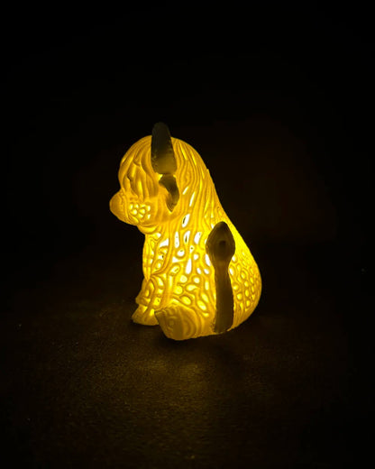 Rechargeable Highland Cow Night Light – Magical 3D Glow Lamp