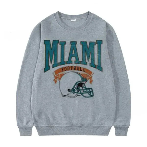 Vintage U.S. City Graphic Oversized Sweatshirt