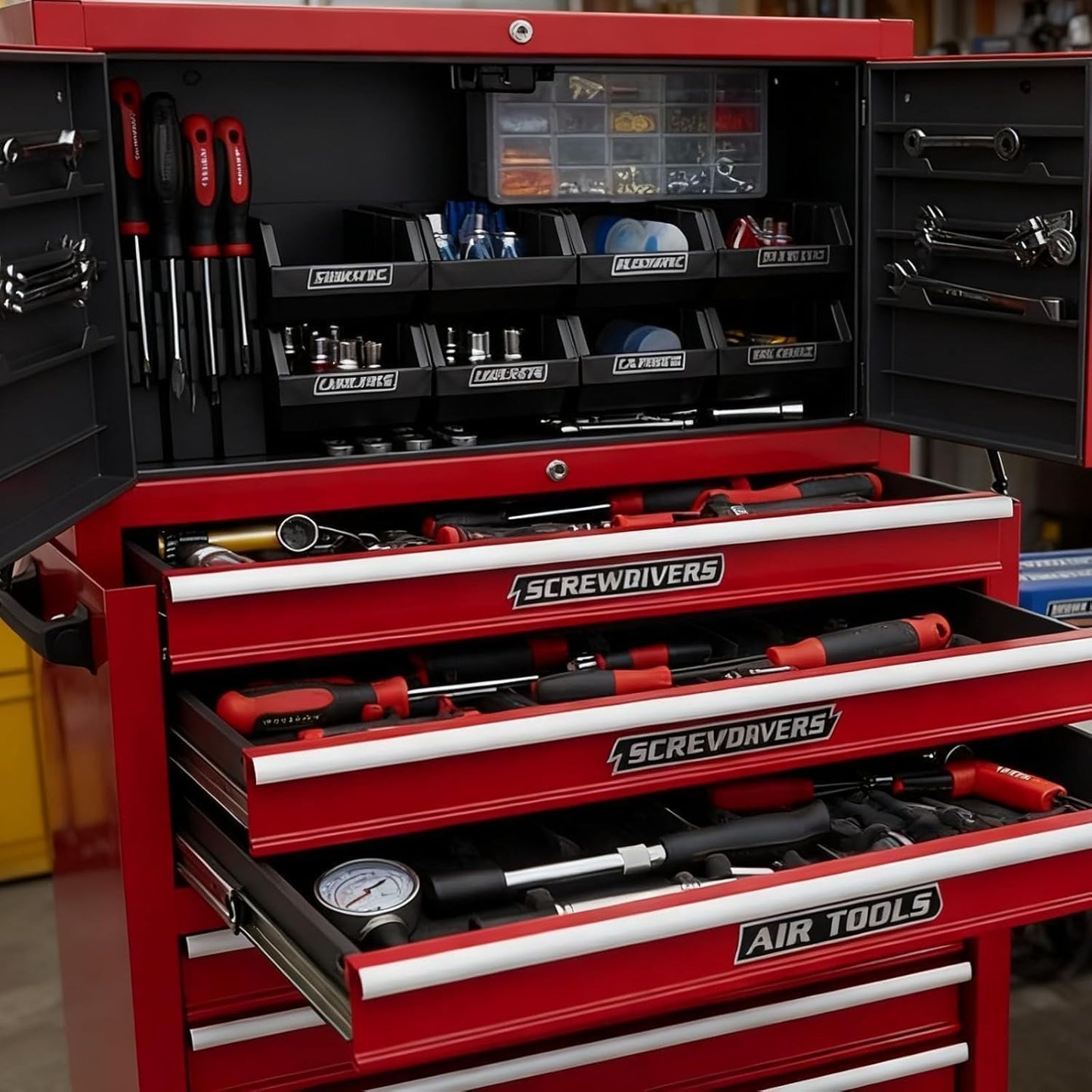 3D Magnetic Toolbox Labels — Organize Your Tools Without Sticky Mess